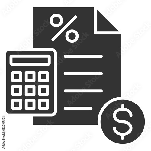 Budget Investment Glyph Icon
