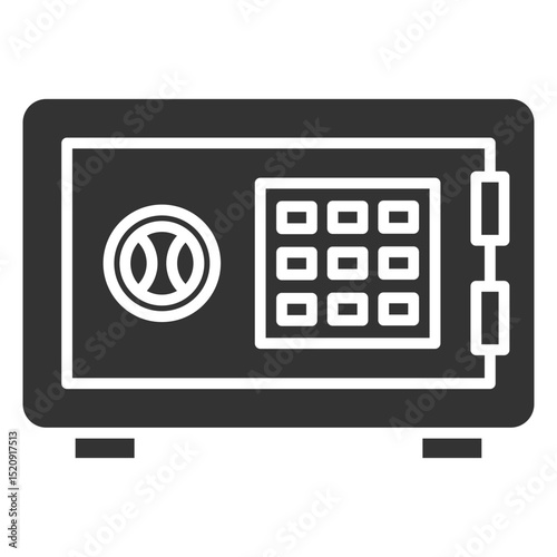 Safe Deposit Glyph Icon