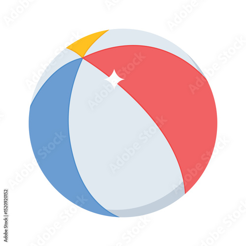 Check out this isometric icon of beach ball bounce
