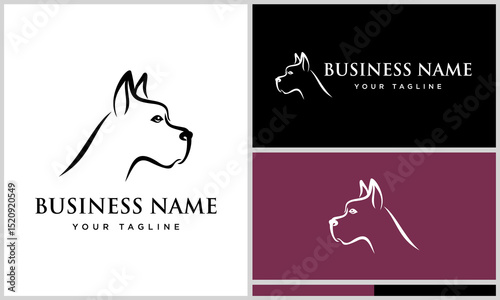 Dog Breed Logo Design Variations.