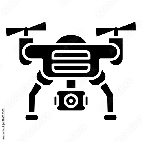Drone Glyph Icon