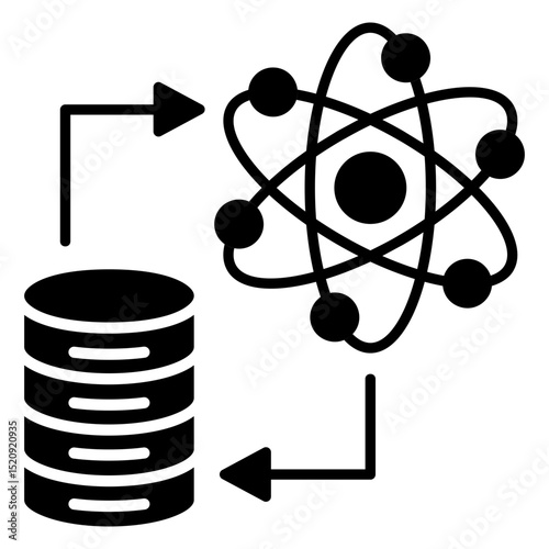 Data Science Glyph Icon
