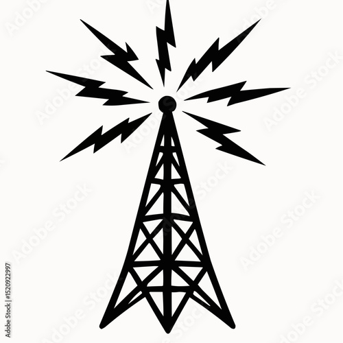 Transmission Tower illustration