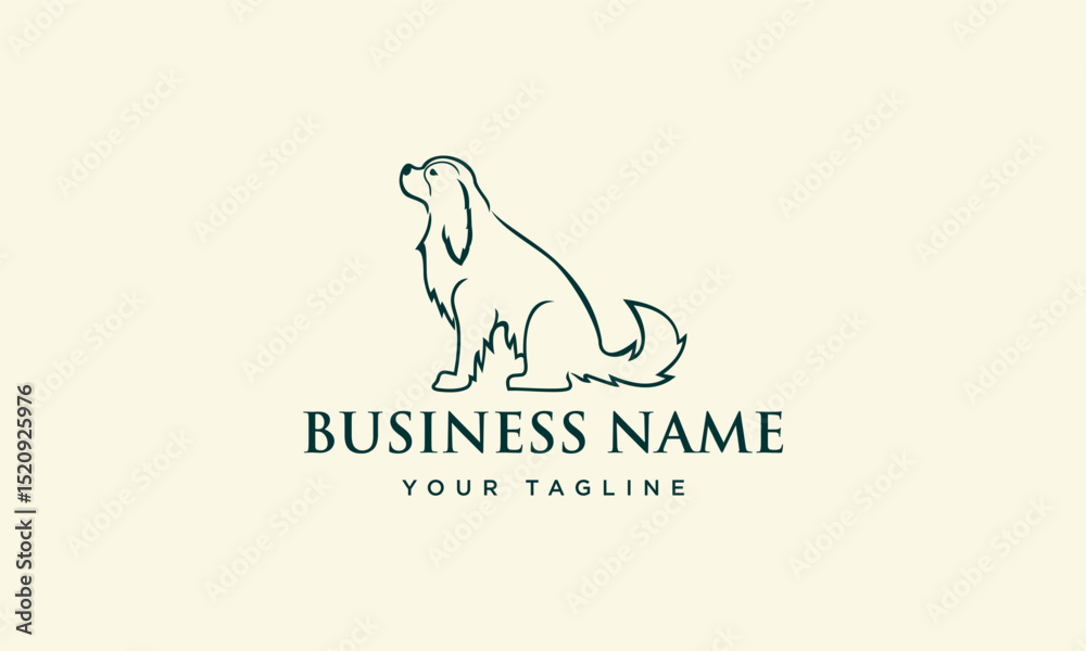 Fototapeta premium Dog Logo Design Template. (6)