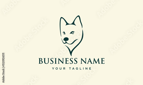 Dog Logo Design Template. (10)