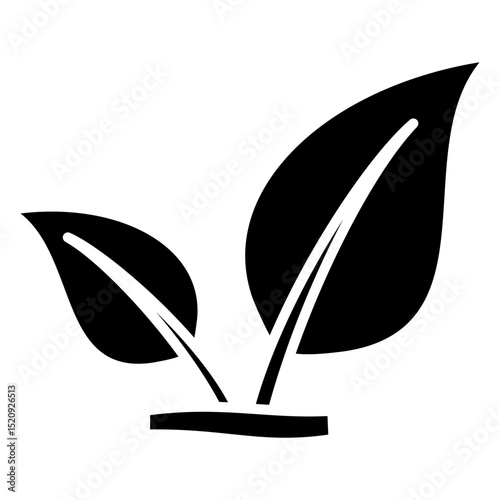 Leaves Glyph Icon