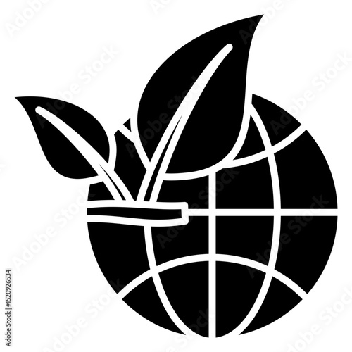 Eco Friendly Glyph Icon
