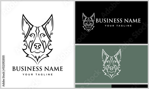 Dog Logo Design Templates. (2)