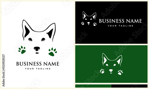 Dog Logo Design Variations. (2)