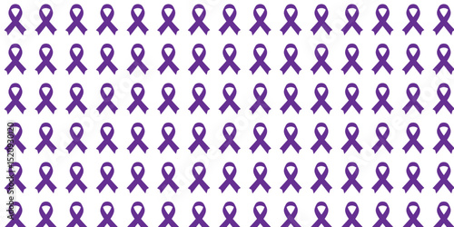 Purple Ribbon Pattern Background for Elder Abuse Awareness