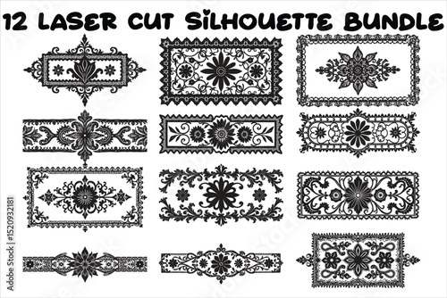 Layered Wall Decor Laser Bundle – 3D Laser Cut Art Designs for Crafts