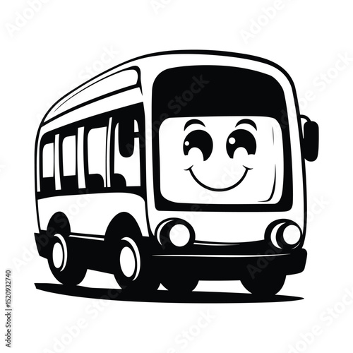 vector illustration of a bus