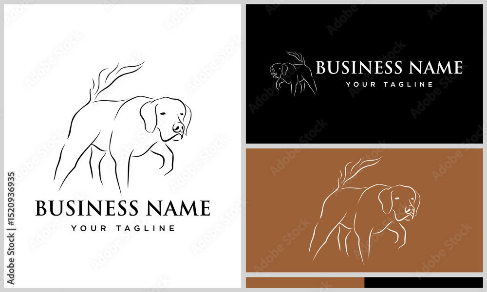 Fototapeta premium Dog Logo Design Variations. (65)