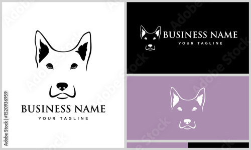 Dog Logo Design Variations. (67)