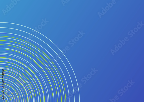 abstract blue background with curved lines