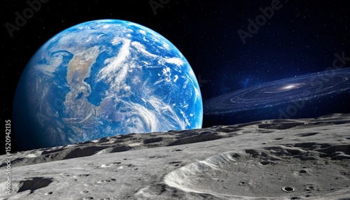 planet earth in space