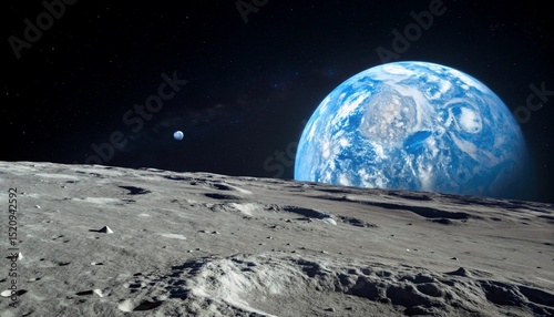 planet earth in space