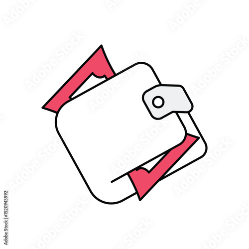 Wallet Vector icon
