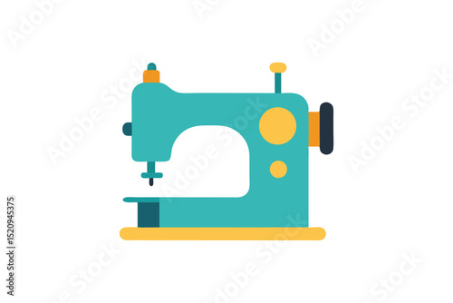 sewing machine isolated on white