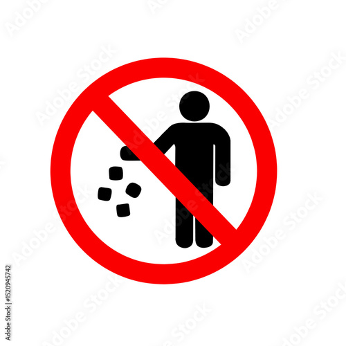 Do not litter sign 