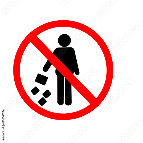 Do not litter sign