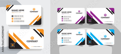 Modern Minimalist Business Card Template for Corporate and Creative Professionals
