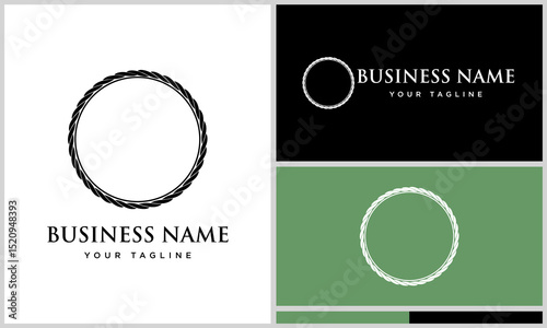 Elegant Circle Logo Design Variations.