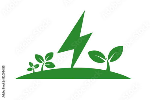 Renewable energy and green energy growth concept