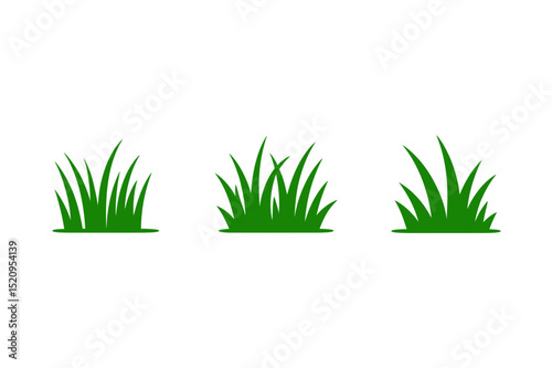 Green grass vector illustration lawn turf field