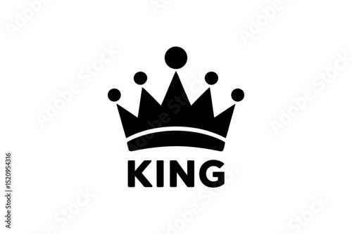 King crown vector illustration royal authority