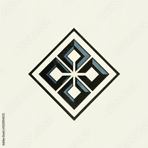Abstract Diamond Shape Logo for Modern Business Identity