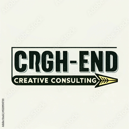 CRGH-END Creative Consulting Arrow Logo for Business Strategy