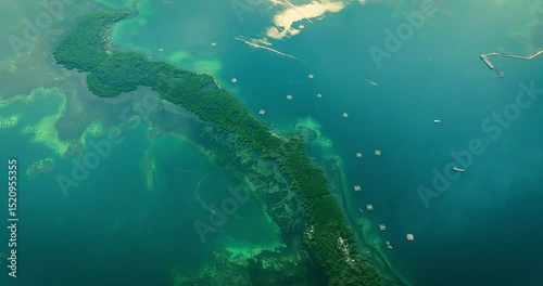 Wallpaper Mural Sunrise Over Tropical Island�s Central Highlands - Drone Film Torontodigital.ca