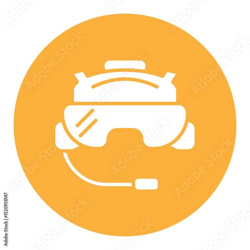 Pilot Helmet Icon