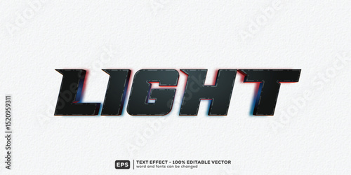 Light 3D Cartoon Editable Text Effect | Premium Font Template