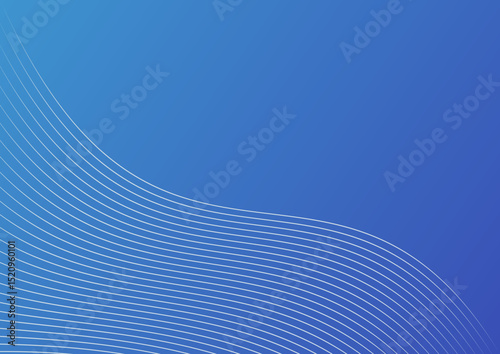 blue abstract background with lines creating a wave