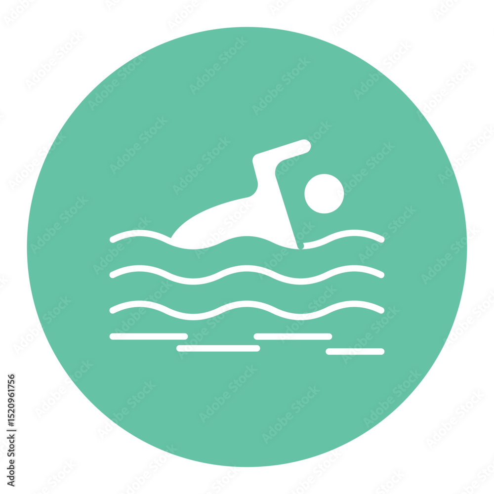 Obraz premium Swimming Icon