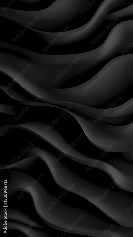 Fototapeta premium digital technology black wave illustration poster background