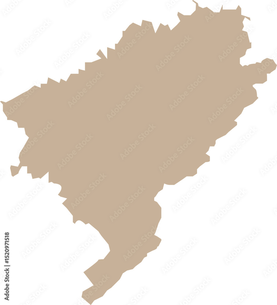 Fototapeta premium Carte du Doubs