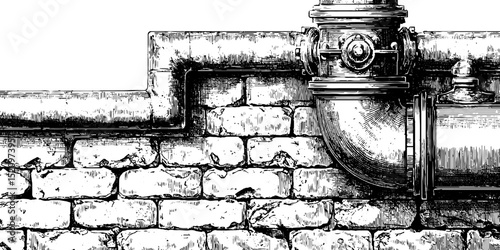 Historic metal joinery and brickwork design for industrial decor