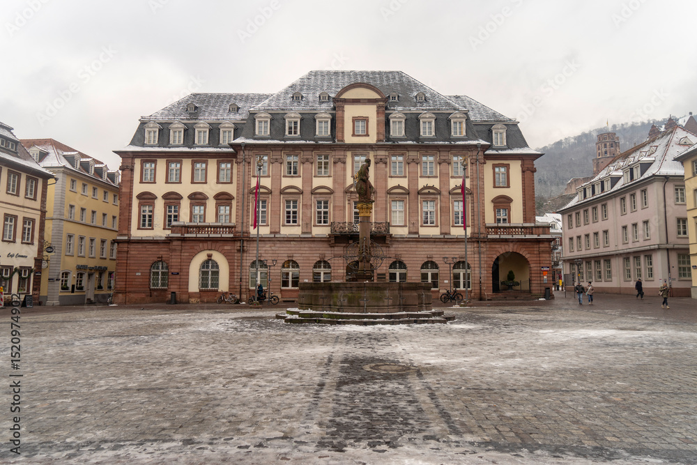 Fototapeta premium Germany - Altstadt Heidelberg old bridge (The Karl Theodor Bridge)