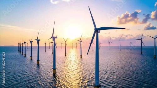 風力発電　自然エネルギー　環境テクノロジー