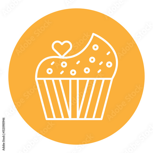 Wedding Cupcake Icon