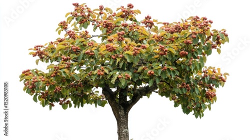 cutout photo of a chestnut tree