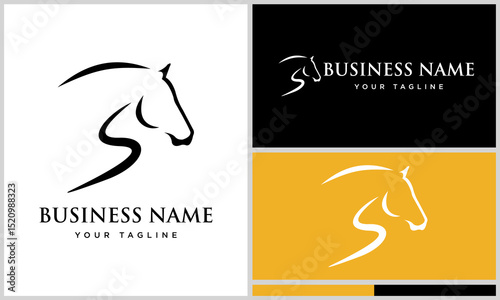 Horse Logo Design Variations. (59)