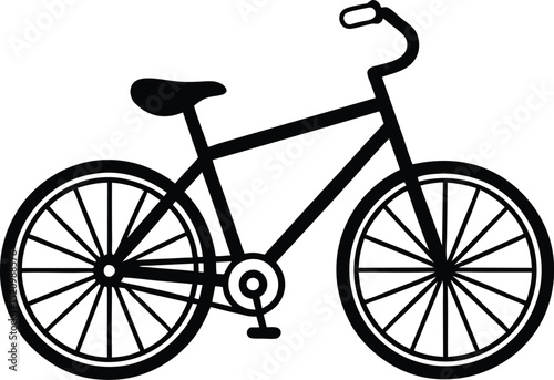 silhouette of a bicycle