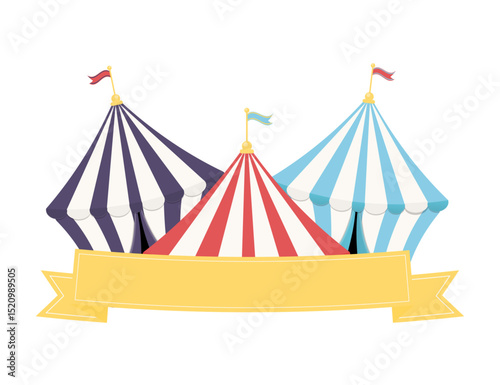 circus tent banner