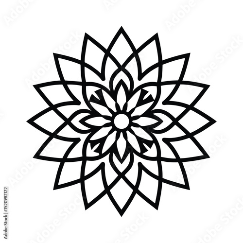 Beautifully Intricate Mandala Design for Mindful Art