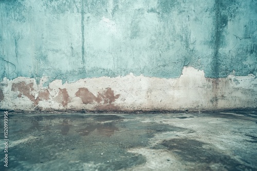 Water In Basement. Leaking Cement Wall Causes Major Damage in Home