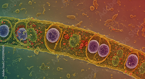 Epidermal Cell Apoptosis in Senescing Leaves photo